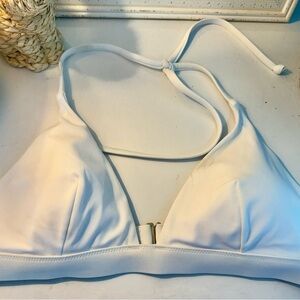 NWT Victoria Secret White Bikini and Top- Size L